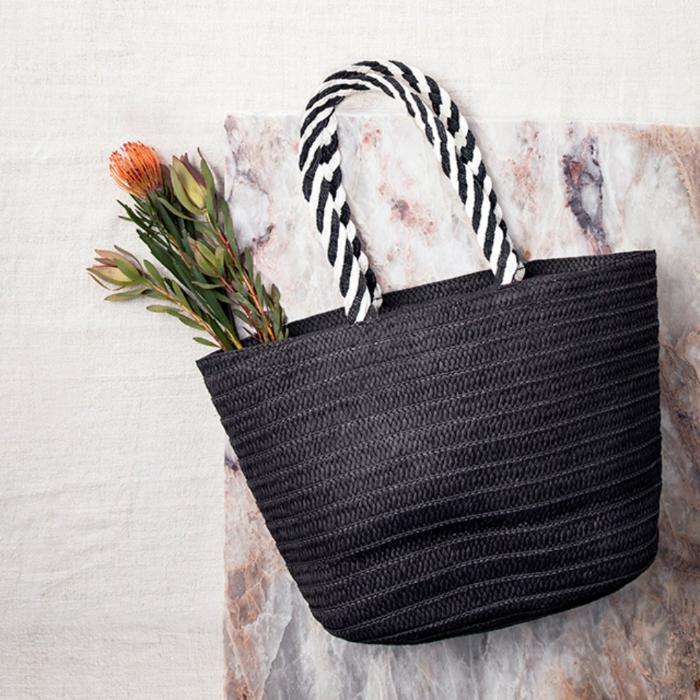 RZ x BOS Straw Bag NWT